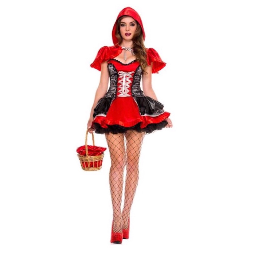 🎃Fiery Lil’ Red Costume Set